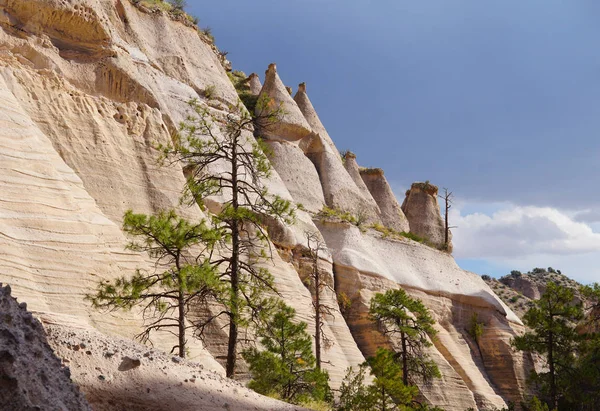 Kuželovitá Kopyta Vytvářejí Národním Parku Stan Rocks Vyřezávanou Výtvarnou Zeď — Stock fotografie