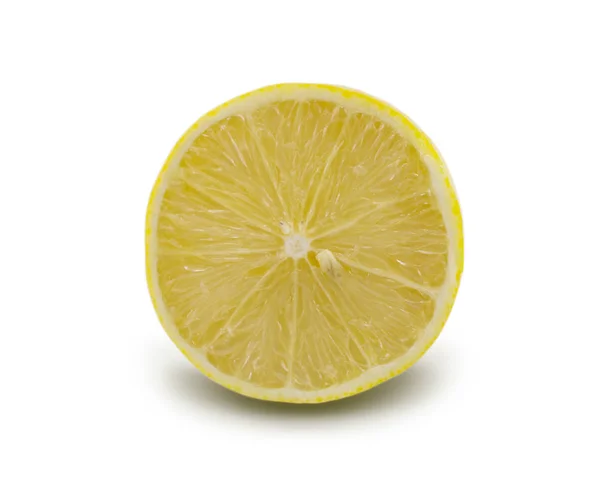 Limón aislado sobre fondo blanco —  Fotos de Stock
