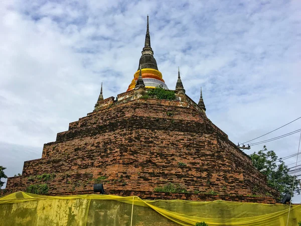 Phra Sri Mahathat Temple, Woramahawihan or Big Buddha Temple. 로열티 프리 스톡 이미지