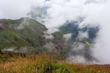 Dağ manzarası: Mulayit Taung, Moei Wadi, Myanmar.
