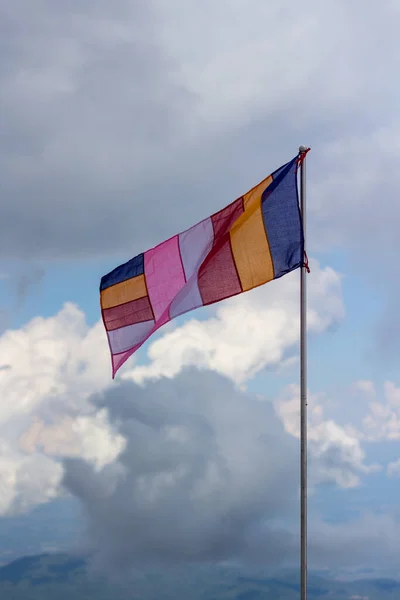 The international Buddhist flag Use the flag named \