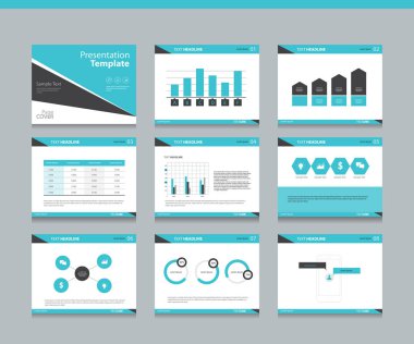 Sayfa düzeni tasarım şablonu sununuz için