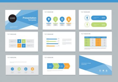 Sayfa düzeni tasarım şablonu için iş sunma, broşür ve rapor 