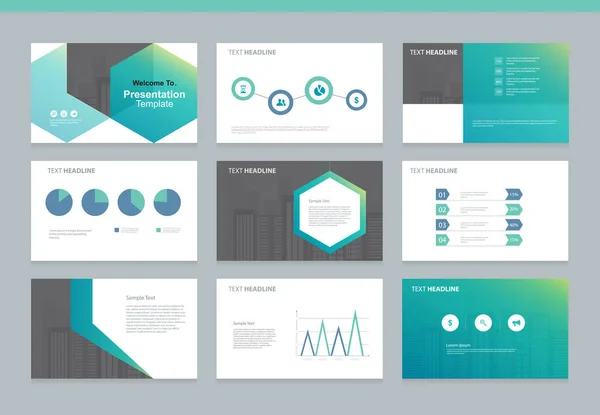 Sidans layout och omslag design för broschyr, rapport, bok och presentation mallen — Stock vektor