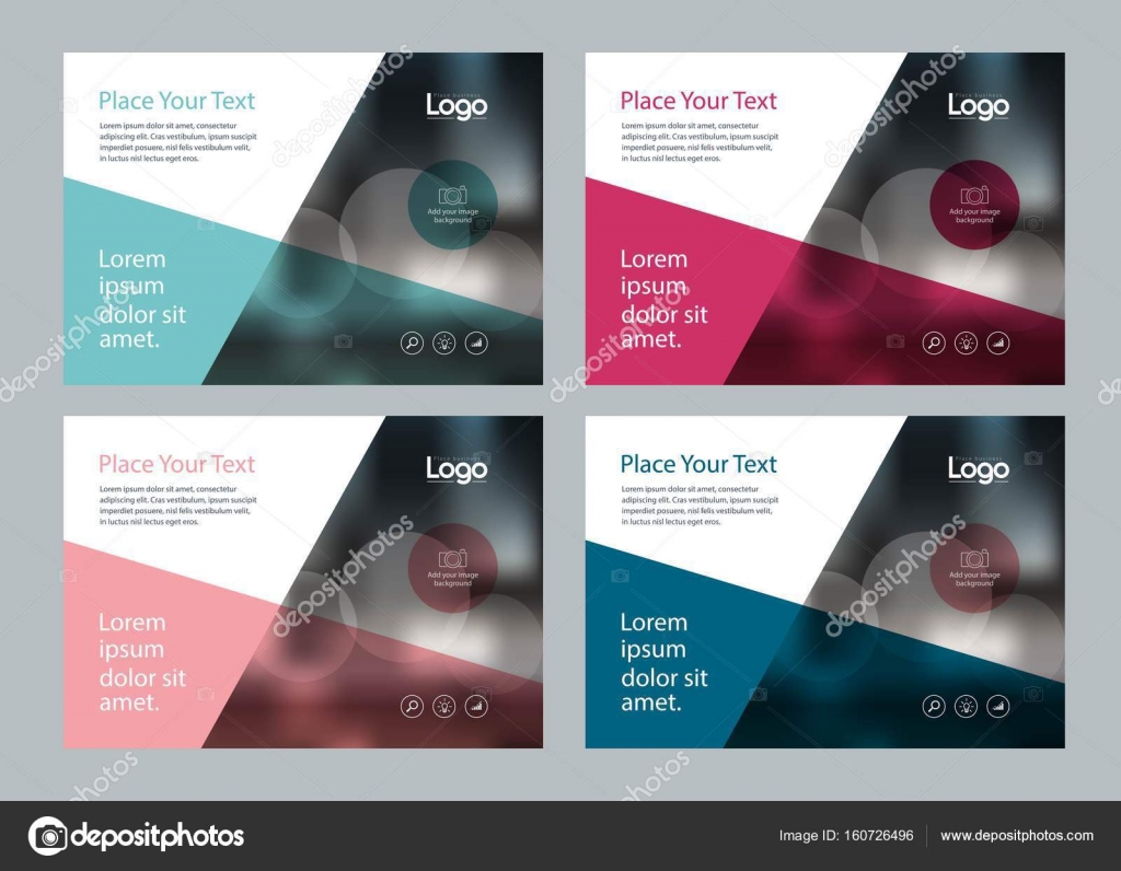 template design for social media and web banners background stock