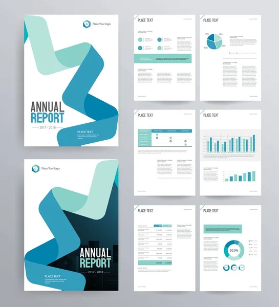 Template design for company profile ,annual report , brochure , flyer — Stock Vector