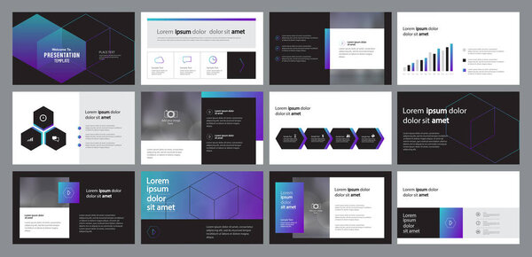 abstract business presentation template design and page layout design for brochure ,book , magazine,annual report and company profile , with info graphic elements graph