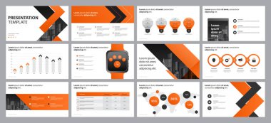 Şablon sunum tasarım ve sayfa düzeni tasarım broşür, kitap, dergi, yıllık rapor ve şirket profili, bilgi grafik elemanları tasarımı ile