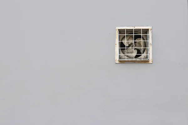 Ventilating Fan Installed Gray Wall — Stock Photo, Image