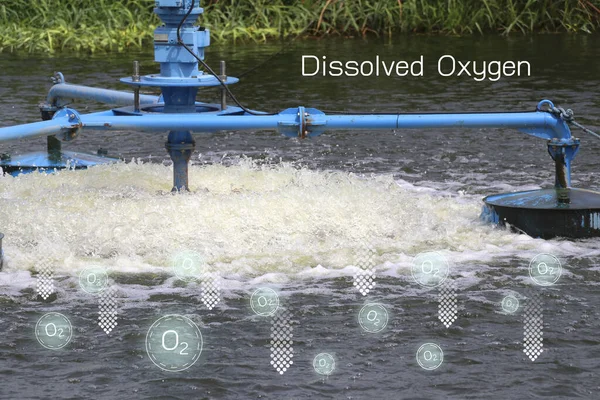 Oksijen değerini arttırmak için havacı. Etrafta yüzen oksijen sembollü su havacısıName.