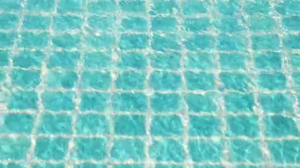 Water Surface Rippled Wind Surface Pool Blown Wind — Stock Video