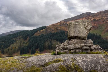 Glen Trool İskoçya'larıve taş