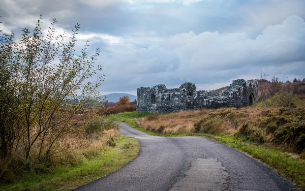 Vieux château au Loch Doon — Photo