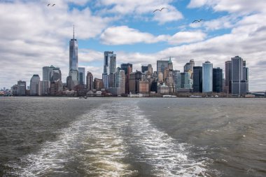 Staten Adası feribot New York şehir manzarası