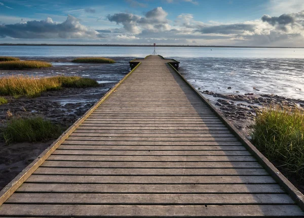 Lytham St. Annes Lifeboat Jetty, England — стокове фото