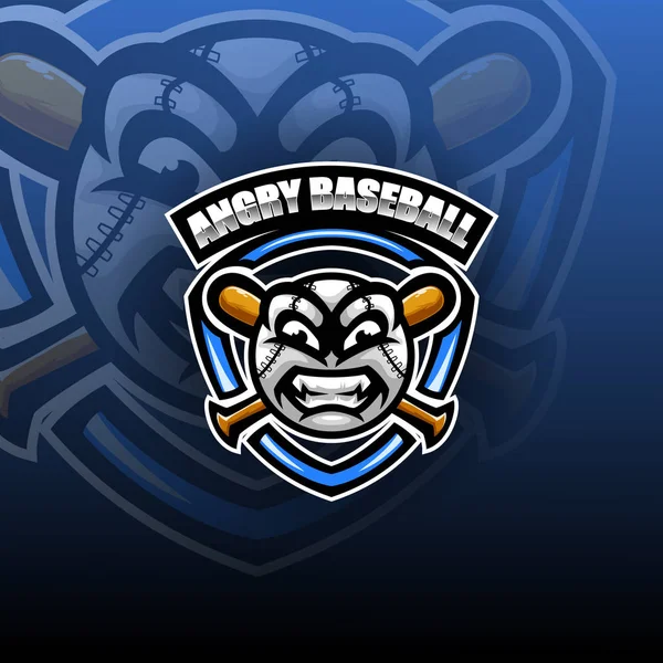 Angry softball Vector Art Stock Images Depositphotos