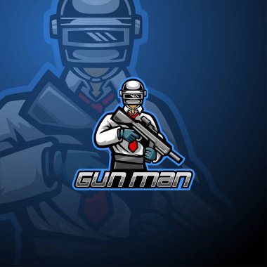 Topçu Esport maskot logosu tasarımı