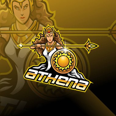 Athena Esport maskot logosu tasarımı