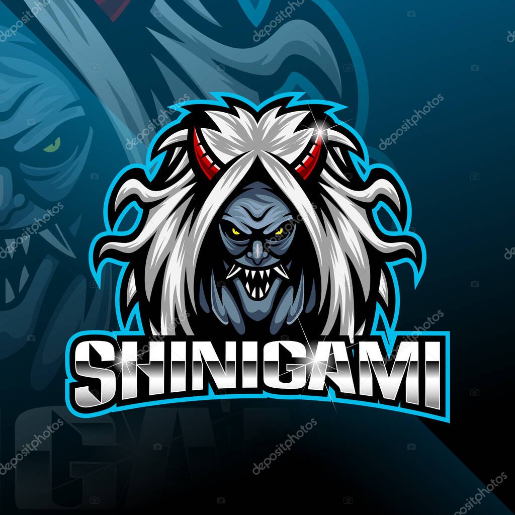 Shinigami sport mascot logo design