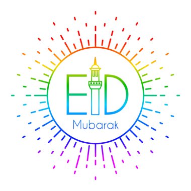 Gökkuşağı tebrik kartı