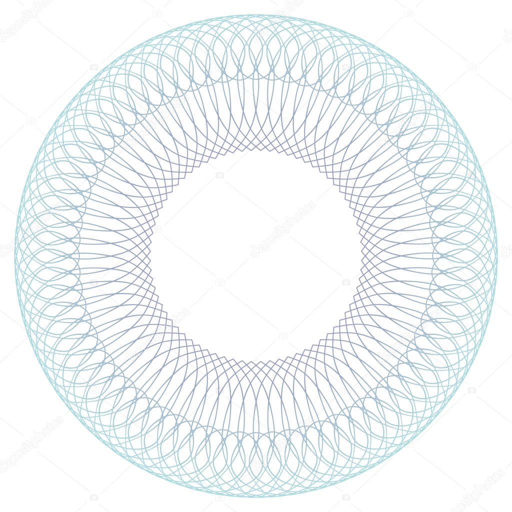 Round Guilloche Pattern