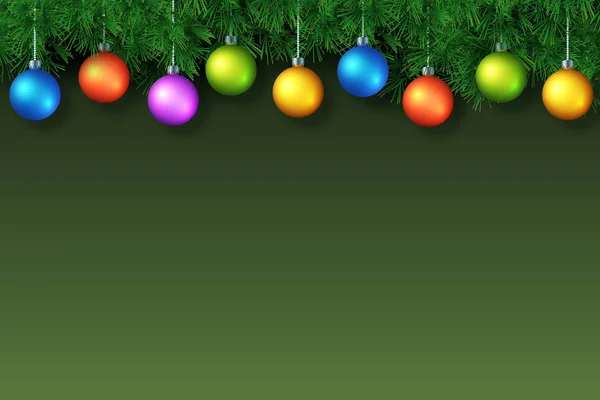 Kerst of nieuwjaar achtergrond — Stockvector