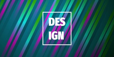 Renkli gradyan soyut arkaplan. Dinamik şekiller bileşimi