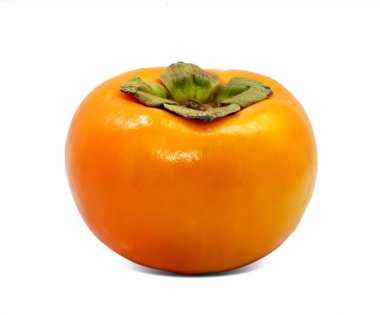 Beyaz arkaplanda taze hurma meyvesi izole edildi