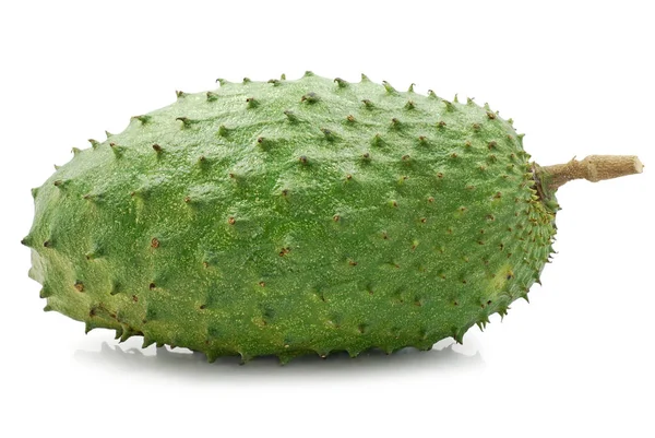 Soursop Vagy Sodós Alma Fuite Izolált Fehér Alapon — Stock Fotó