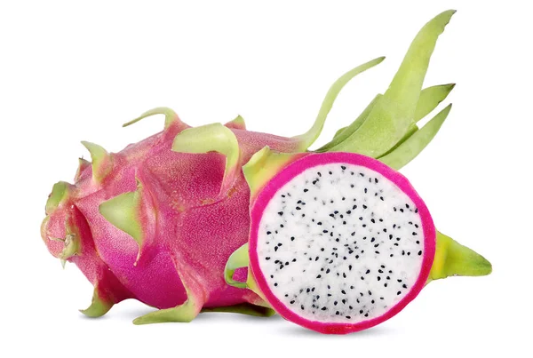 Pitaya Drago Frutta Isolata Sfondo Bianco — Foto Stock