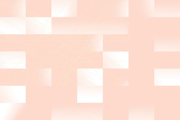Pembe ve beyaz geometrik şekilli çizimler.
