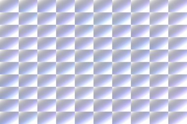 Gümüş kareli illüstrasyon. 