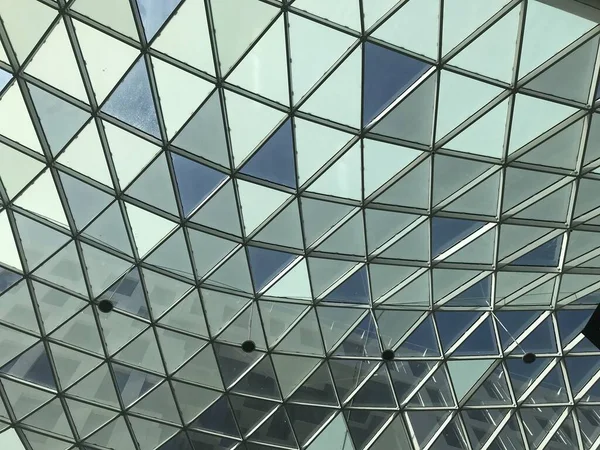 Sistema Revestimiento Vidrio Fachada Externa Para Edificio Oficinas Rascacielos Moderno — Foto de Stock