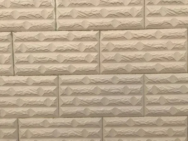 Compound Wall Residential Building Villa Exterior Wall Tiles Stone Pattern — 스톡 사진