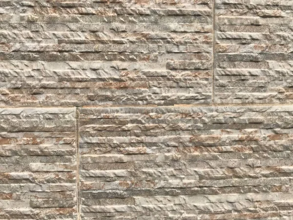 Compound Wall Residential Building Villa Exterior Wall Tiles Stone Powing — 스톡 사진