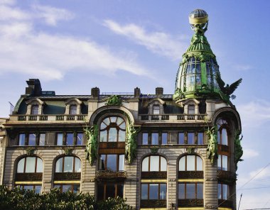 Şirket şarkıcısı, kitap evi, St. Petersburg 'da bir bina..