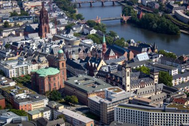 View from the Maintower in Frankfurt am Main, Germany