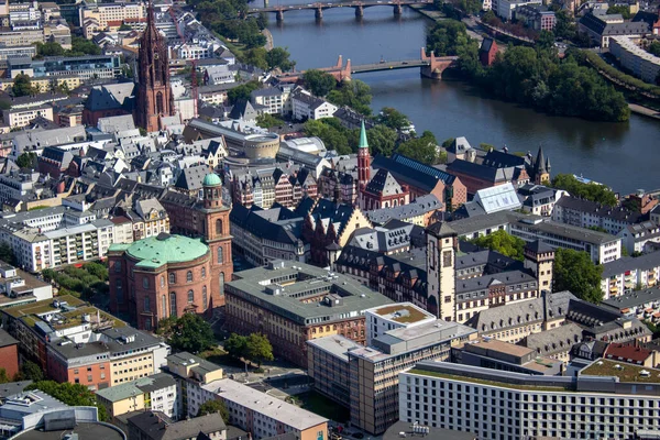 View from the Maintower in Frankfurt am Main, Germany