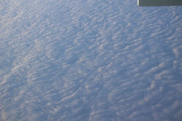 Wide Cloud Landscape Aerial View Plane — Stock Photo, Image