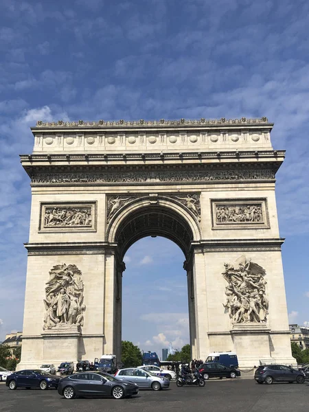 Paris Frankreich 2019 Gebäude Parks Einkaufszentren Orte Und Vieles Mehr — Stockfoto