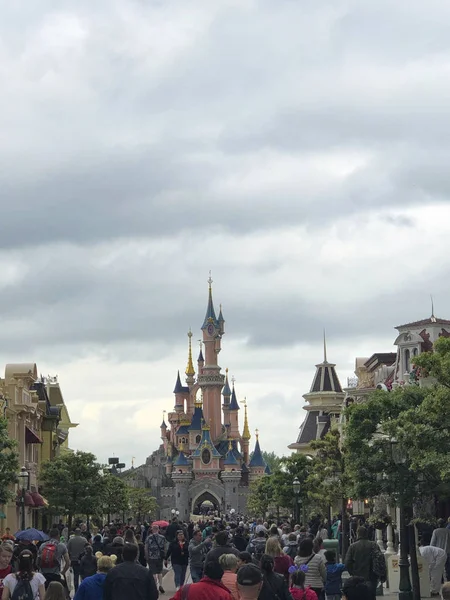Paris France 2019 Disneyland Jeux Attractions Nombreux Événements Pendant Journée — Photo
