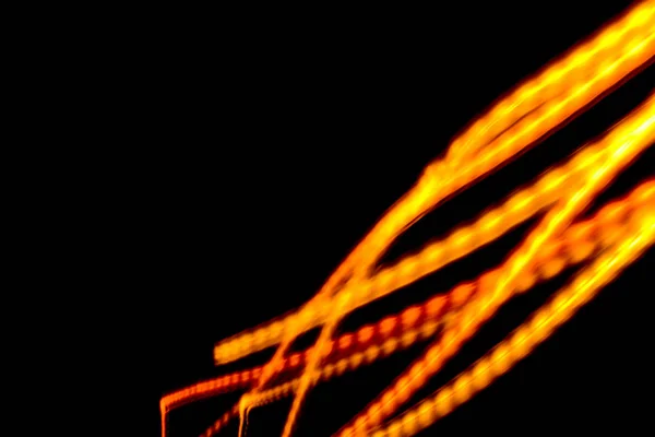 Abstrato túnel luzes fundo, efeito de movimento rápido — Fotografia de Stock