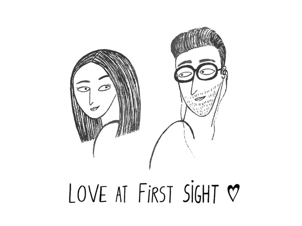 5,960,168 Love at first sight Stock Illustrations