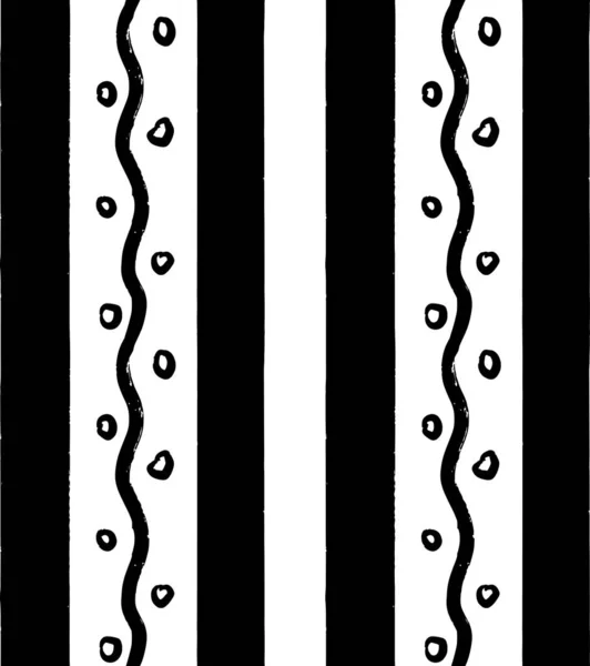 Moderne naadloze hand getekende geometrische Memphis patronen. Vector ontwerp. — Stockvector