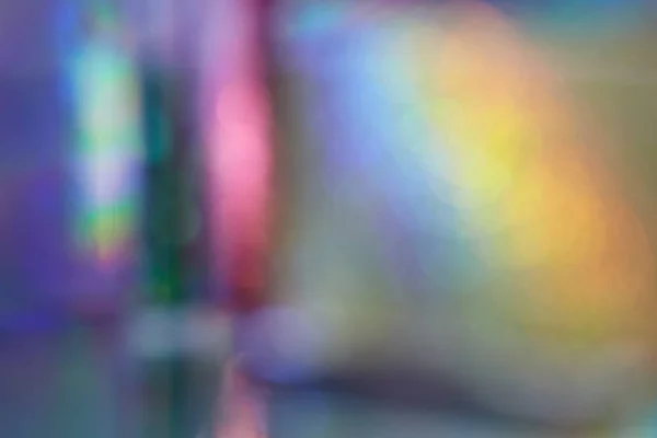 Размытый фон. Абстрактный фон с разряженными боке огнями. Абстрактный многоцветный яркий фон . — стоковое фото