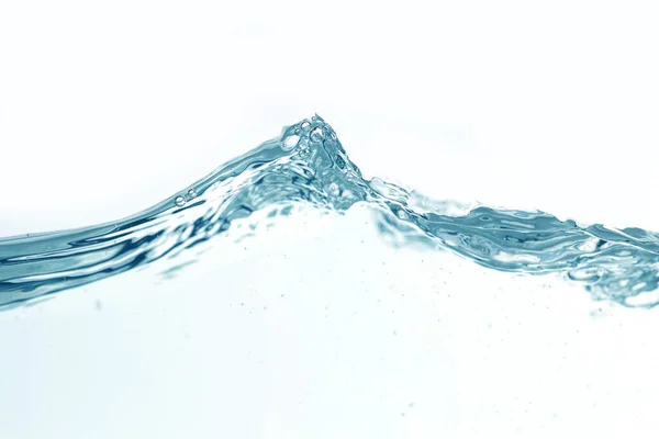 Wasser Aus Nächster Nähe Spritzt Mit Luftblasen Frische Und Saubere — Stockfoto