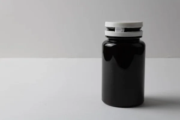 Medicine Bottle Isolated White Background Scroll Right — Stock Photo, Image