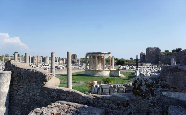 Sida Turkiet Oktober 2019 Sevärdheter Turkiet Och Minnesvärda Platser Ruinerna — Stockfoto