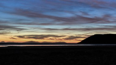 Wilson Promontory Ulusal Parkı 'nda günbatımı manzarası