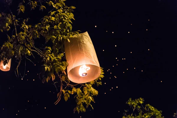 Lanterfestivalen i Chiang Mai, Thailand — Stockfoto